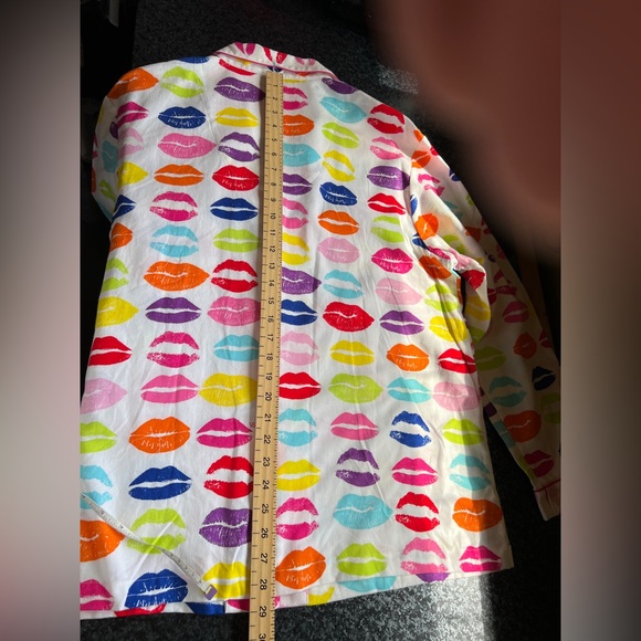 Victorias Secret bright heart print pyjamas top large - Picture 9 of 12